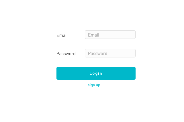 Login page design